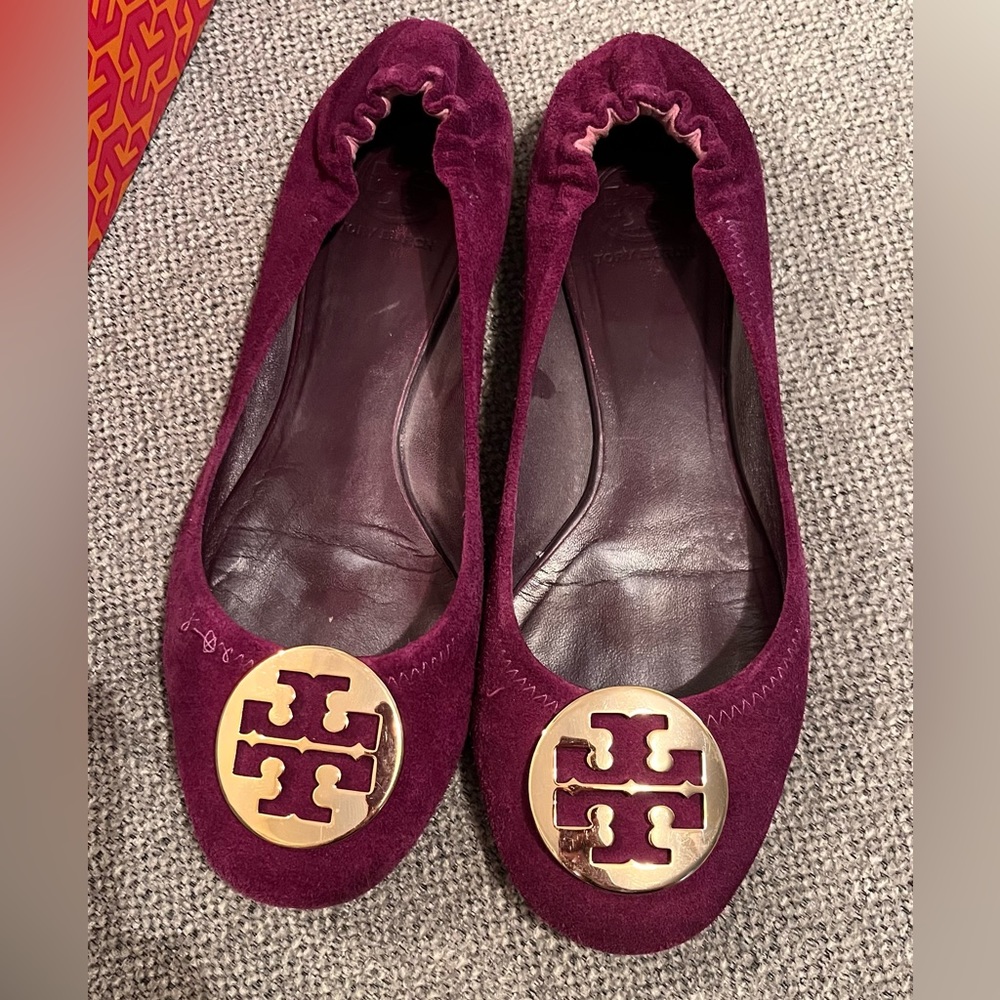Tory Burch Suede Flats